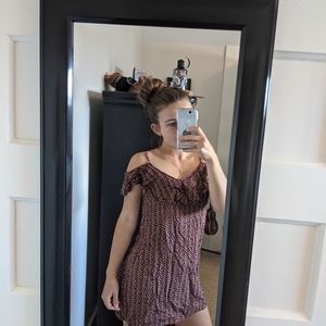 Flowy bohemian flower dress